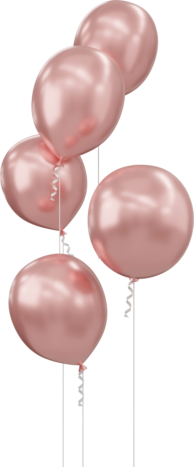 Pink Balloons Cutout